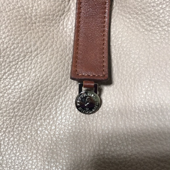 Pittards Soho Carryall leather totewith adjustable straps. Made in England. EUC - Picture 8 of 9